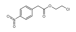 p-Nitrophenylessigsaeure-2-chlorethylester结构式
