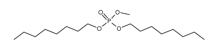 phosphoric acid methyl ester-dioctyl ester Structure