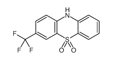 3-(trifluoromethyl)-10H-phenothiazine 5,5-dioxide结构式