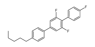 1,3-difluoro-2-(4-fluorophenyl)-5-(4-pentylphenyl)benzene Structure