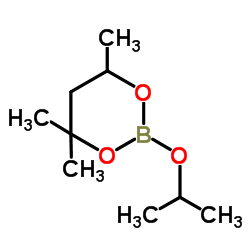 2-异丙氧基-4,4,6-三甲基-1,3,2-二羟硼结构式