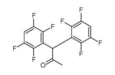 1,1-bis(2,3,5,6-tetrafluorophenyl)propan-2-one Structure