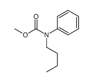 methyl N-butyl-N-phenylcarbamate结构式