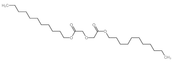 undecyl 2-(undecoxycarbonylmethoxy)acetate Structure