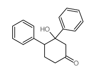 3-hydroxy-3,4-diphenylcyclohexan-1-one结构式