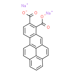 Benzo[a]pyrene-7,8-dicarboxylic acid disodium salt结构式