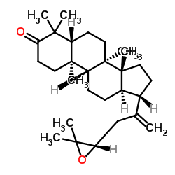 (24S)-24,25-环氧达玛树脂-20-烯-3-酮结构式