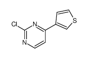 2-chloro-4-(thiophen-3-yl)pyrimidine结构式