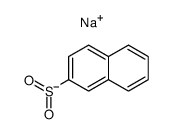 2-Naphthalenesulfinic acid sodium salt Structure