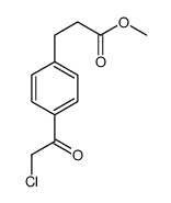 methyl 3-[4-(2-chloroacetyl)phenyl]propanoate结构式