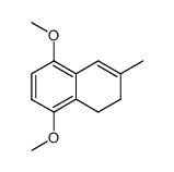 1,2-Dihydro-5,8-dimethoxy-3-methylnaphthalene结构式