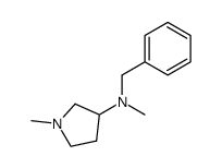 benzyl-methyl-(1-methyl-pyrrolidin-3-yl)-amine Structure