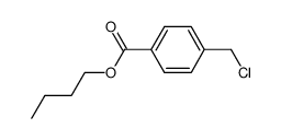 n-butyl (4-chloromethyl)benzoate Structure