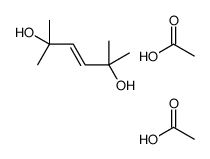 acetic acid,2,5-dimethylhex-3-ene-2,5-diol Structure