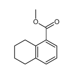 1-Naphthalenecarboxylic acid, 5,6,7,8-tetrahydro-, Methyl ester Structure