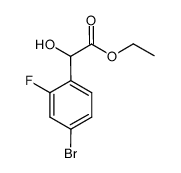 ethyl (4-bromo-2-fluoro-phenyl)-hydroxy-acetate结构式