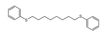 8-phenylsulfanyloctylsulfanylbenzene结构式