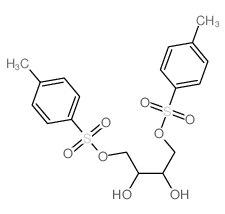 1,4-bis-(4-methylphenyl)sulfonyloxybutane-2,3-diol structure