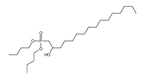 dibutyl (2-hydroxyhexadecyl)phosphonate Structure