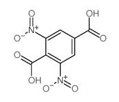 1,4-Benzenedicarboxylicacid, 2,6-dinitro- Structure