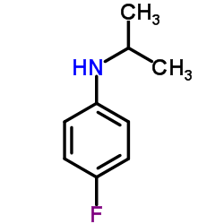 4-氟-N-异丙基苯胺结构式