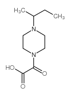 4-(2-BUTYL)PIPERAZIN-1-YL]OXO-ACETICACID structure