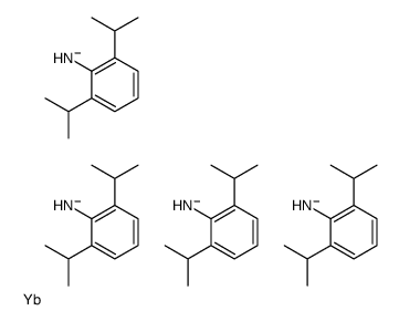 [2,6-di(propan-2-yl)phenyl]azanide,ytterbium Structure