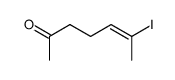 6-trans-iodo-5-hepten-2-one结构式