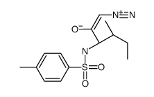 (Z,3R,4R)-1-diazonio-4-methyl-3-[(4-methylphenyl)sulfonylamino]hex-1-en-2-olate结构式