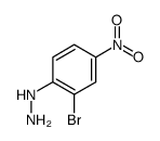 2-溴-4-硝基苯肼结构式