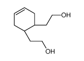 2-[(1R,6S)-6-(2-hydroxyethyl)cyclohex-3-en-1-yl]ethanol结构式