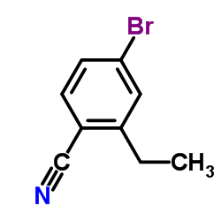 Benzonitrile,4-bromo-2-ethyl-(9CI)结构式