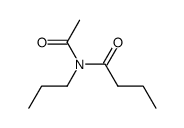 N-n-propyl-acetylbutyramide Structure