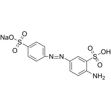 4-氨基偶氮苯-3,4'-二磺酸单钠结构式