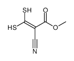 2,3-Dimercapto-maleinsaeure-nitril-methylester Structure