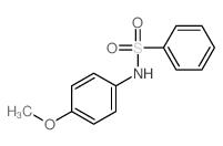 N-(4-Methoxyphenyl)Benzenesulfonamide Structure