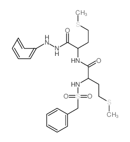 Methionine,N-[N-(benzylsulfonyl)-L-methionyl]-, 2-phenylhydrazide, L- (8CI) picture