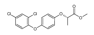 Methyl (2S)-2-[4-(2,4-dichlorophenoxy)phenoxy]propanoate Structure