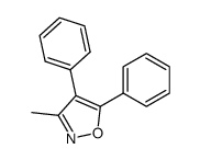 3-甲基-4,5-二苯基异恶唑结构式