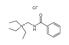 (benzoylaminomethyl)triethylammonium chloride Structure
