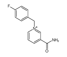 3-carbamoyl-1-(4-fluoro-benzyl)-pyridinium Structure