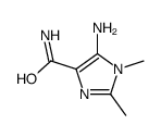 5-amino-1,2-dimethylimidazole-4-carboxamide Structure