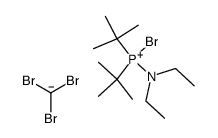 diethylamino-di-t-butylbromophosphonium tribromomethanid结构式