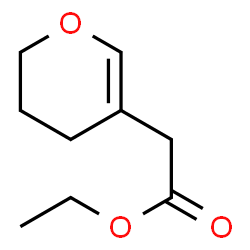 (3,4-二氢-2H-吡喃-5-基)乙酸乙酯结构式