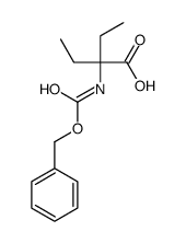 2-ethyl-2-(phenylmethoxycarbonylamino)butanoic acid Structure