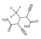α,α'-dicyano-β-trifluoromethylglutamide Structure