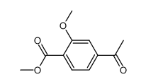 4-Acetyl-2-methoxybenzoesaeure-methylester Structure