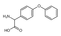 AMINO-(4-PHENOXY-PHENYL)-ACETIC ACID Structure