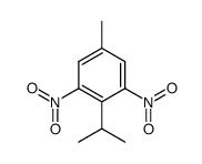 2-isopropyl-5-methyl-1,3-dinitro-benzene Structure