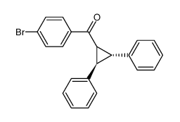 cis,trans-2,3-Diphenyl-1-(p-bromobenzoyl)cyclopropane结构式